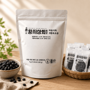 황지상회 마음가득 개똥쑥초콩(4g x 30개입) / Hwangji Sanghoe's Heart-Filled Mugwort Fermented Soy Bean(4g x 30Pouches)